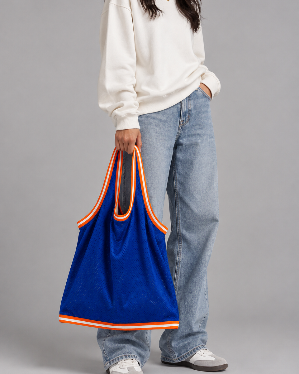 She Knows Ball Jersey Tote