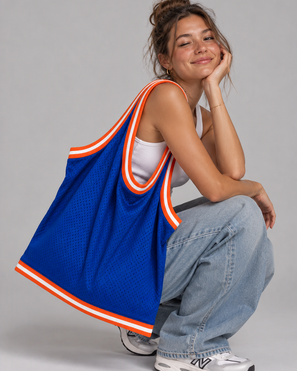 She Knows Ball Jersey Tote