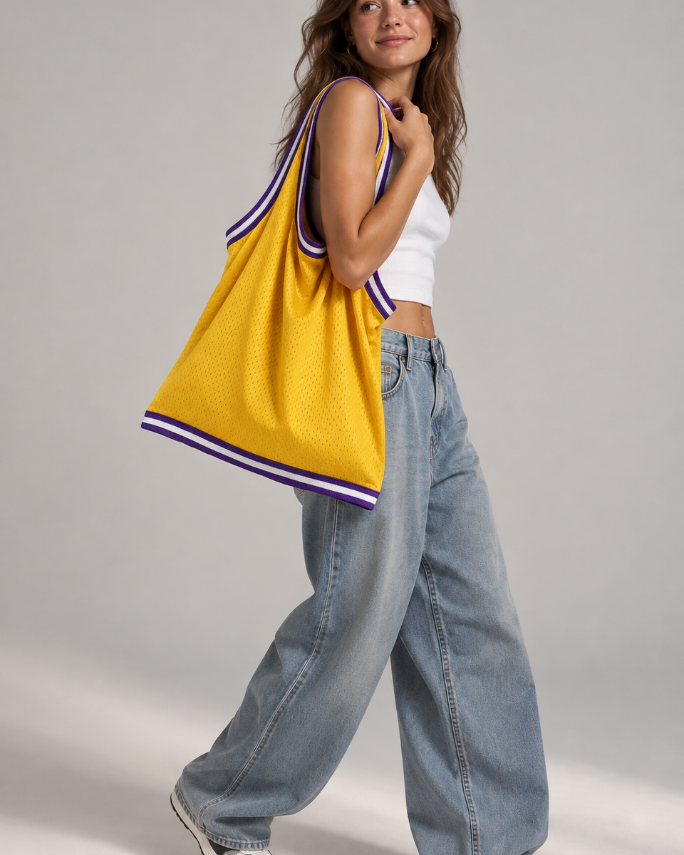 She Knows Ball Jersey Tote