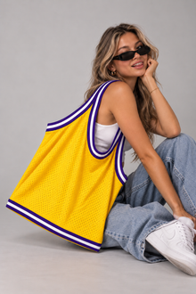 She Knows Ball Jersey Tote