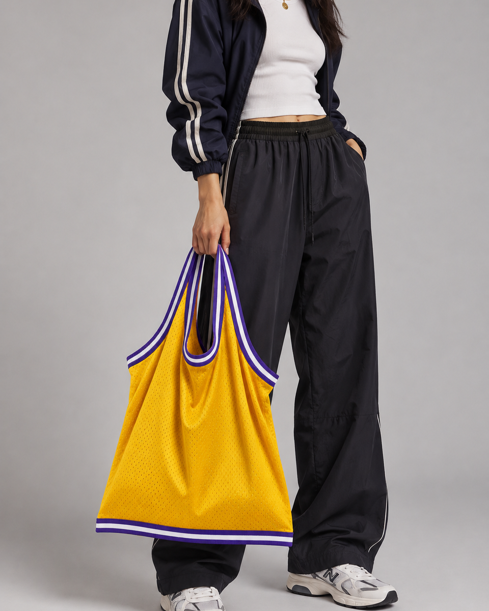 She Knows Ball Jersey Tote